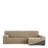 Funda para chaise longue de brazo largo derecho Eysa JAZ Beige 180 x 120 x 360 cm