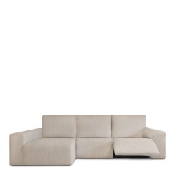 Funda para chaise longue de brazo largo izquierdo Eysa JAZ Beige 180 x 120 x 360 cm