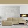 Funda para chaise longue de brazo largo izquierdo Eysa JAZ Beige 180 x 120 x 360 cm