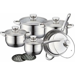 Bateru00eda de Cocina Royalty Line 1232 Acero 12 Piezas