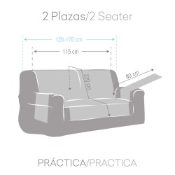 Funda para Sofá Eysa MID Mostaza 100 x 110 x 115 cm