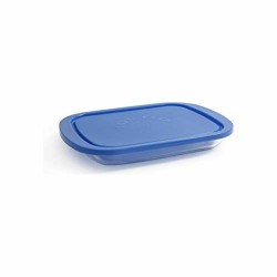 Fiambrera Borgonovo Igloo Azul Rectangular 800 ml 26 x 18,5 x 3,4 cm (12 Unidades) (26 x 18,5 x 3,4 cm)