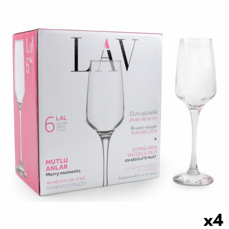 Set de Copas LAV Lal 6 Piezas (4 Unidades) (6 pcs)