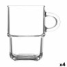 Juego de Tazas LAV 360 ml 11 x 8 x 12 cm Apilable 4 Unidades (6 Piezas)