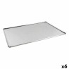 Bandeja para Horno VR Plateado Aluminio Rectangular 40 x 28 x 0,5 cm (6 Unidades)