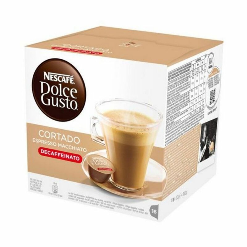 Cu00e1psulas de Cafu00e9 Nescafu00e9 Dolce Gusto 7613033494314 Espresso Macchiato Decaffeinato (16 uds)