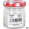 Tarro Mediterraneo  Transparente 50 ml Vidrio (24 Unidades)