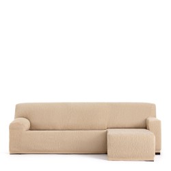 Funda para chaise longue de brazo corto izquierdo Eysa TROYA Beige 170 x 110 x 310 cm