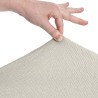 Funda para chaise longue de brazo corto izquierdo Eysa BRONX Blanco 110 x 110 x 310 cm