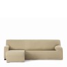 Funda para chaise longue de brazo corto izquierdo Eysa BRONX Beige 110 x 110 x 310 cm