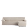 Funda para chaise longue de brazo corto derecho Eysa JAZ Beige 120 x 120 x 360 cm