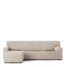 Funda para chaise longue de brazo corto izquierdo Eysa JAZ Beige 120 x 120 x 360 cm