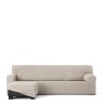 Funda para chaise longue de brazo corto izquierdo Eysa JAZ Beige 120 x 120 x 360 cm