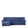 Funda para chaise longue de brazo corto izquierdo Eysa JAZ Azul 120 x 120 x 360 cm