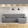 Funda para chaise longue de brazo corto derecho Eysa JAZ Gris 120 x 120 x 360 cm