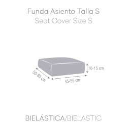 Funda para Sofá Eysa BRONX Aguamarina 60 x 15 x 55 cm