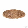 Salvamantel Privilege Marru00f3n u00d8 40 cm Mimbre (24 Unidades)