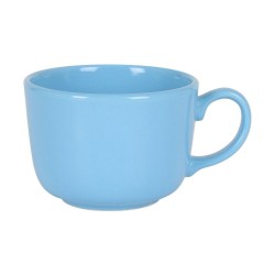 Taza Azul Ceru00e1mica 500 ml (12 Unidades)