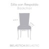 Funda para Silla Eysa BRONX Blanco Cálido 50 x 55 x 50 cm 2 Unidades