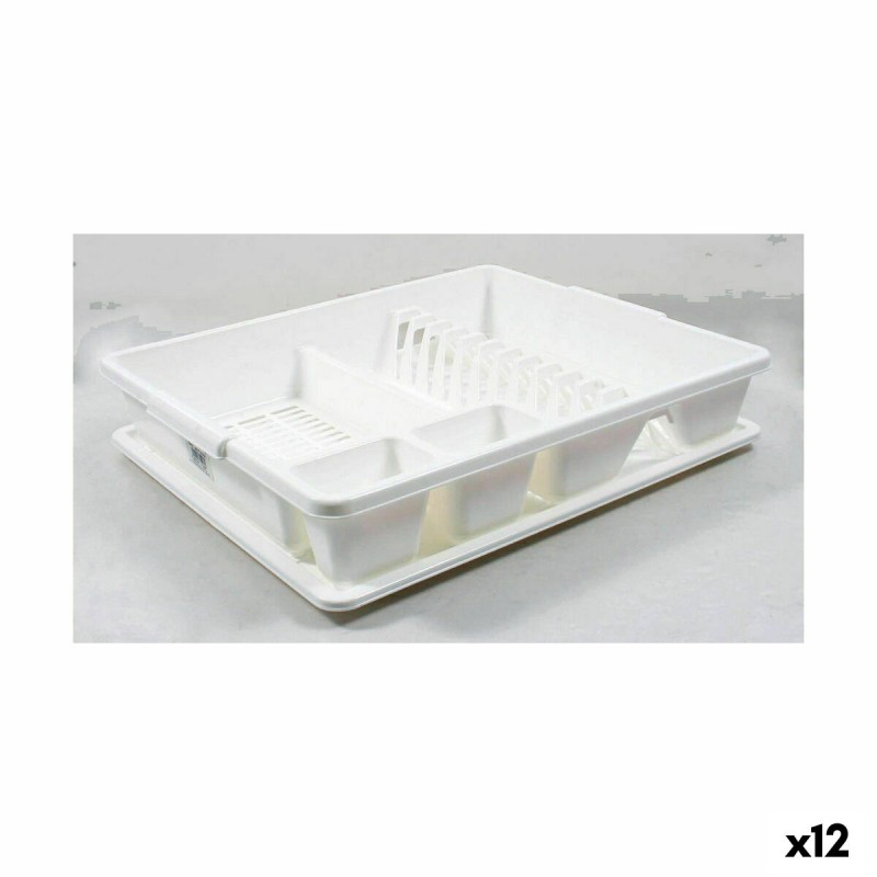 Escurridor para Fregadero Tontarelli Scolap. Blanco 47 x 38 x 8,5 cm (12 Unidades)