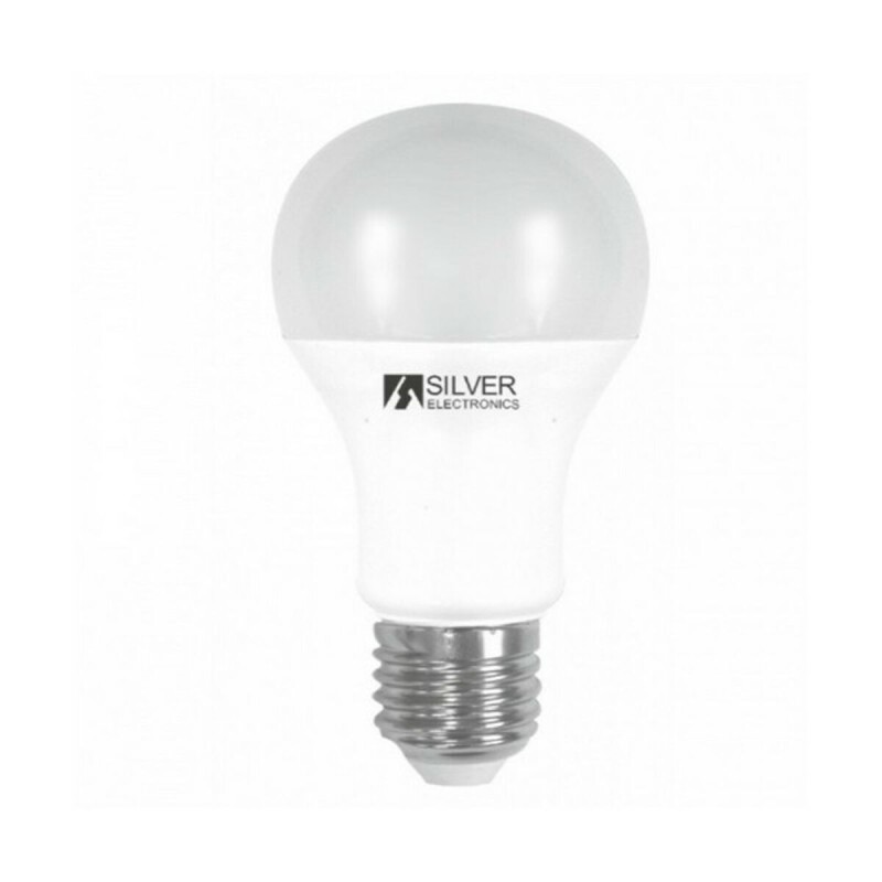 Bombilla LED Esférica Silver Electronics 980527 E27 15W Luz cálida