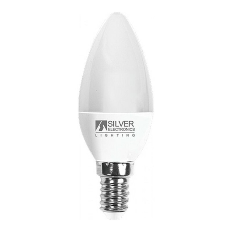 Bombilla LED Vela Silver Electronics 970714 E14 7W