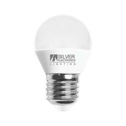 Bombilla LED Esférica Silver Electronics 960727 E27 7W