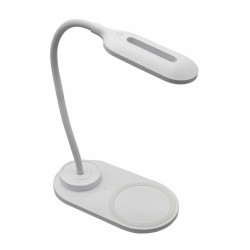 Lámpara LED con Cargador Inalámbrico para Smartphones Denver Electronics LQI-55 Blanco 5 W