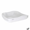 Escurridor para Fregadero Dem Bloom Plu00e1stico Blanco 48 x 40 x 11,5 cm (7 Unidades)