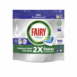 Pastillas para Lavavajillas Fairy Todo en uno Original (100 Cápsulas)