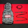 Collar para Perro Marvel XXS/XS Negro