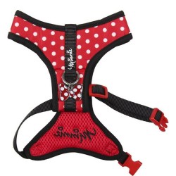 Arnés para Perro Minnie Mouse XXS/XS Rojo