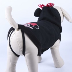 Sudadera para Perro Minnie Mouse Negro XXS