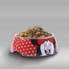 Comedero para Perro Minnie Mouse Rojo Melamina 180 ml Negro Metal