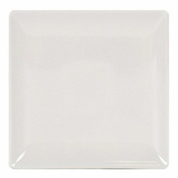 Plato Llano La Mediterru00e1nea 41678 Gres Marfil 24 x 24 x 2 cm (6 Unidades) (24 cm)