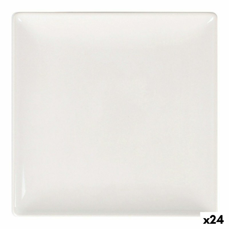 Plato La Mediterru00e1nea Elite 16 x 16 x 2 cm (24 Unidades) (u00f8 16 cm)