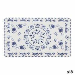 Fuente de Cocina La Mediterru00e1nea Blur Rectangular 25 x 15 x 2 cm (18 Unidades)