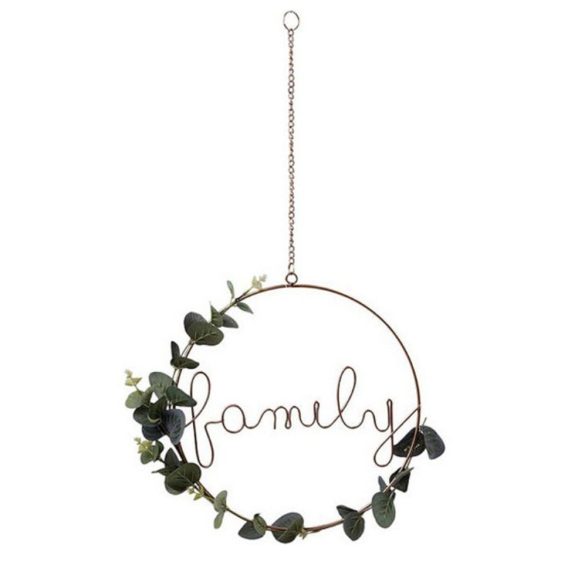 Decoración Colgante Family Ø 31 cm Dorado