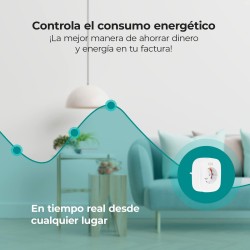 Enchufe Inteligente KSIX Smart Energy Slim WIFI 250V Blanco