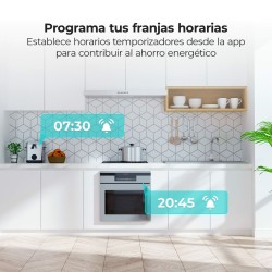 Enchufe Inteligente KSIX Smart Energy Slim WIFI 250V Blanco