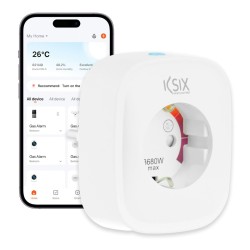 Enchufe Inteligente KSIX Smart Energy Slim WIFI 250V Blanco