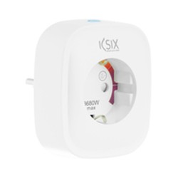 Enchufe Inteligente KSIX Smart Energy Slim WIFI 250V Blanco