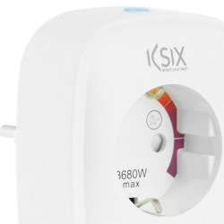 Enchufe Inteligente KSIX Smart Energy Slim WIFI 250V Blanco