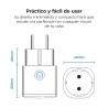 Enchufe Inteligente KSIX Smart Energy Mini WIFI 250V Blanco