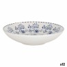 Plato Hondo La Mediterru00e1nea Blur Porcelana (12 Unidades) (u00f8 21 x 5,3 cm)