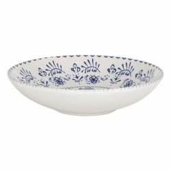 Plato Hondo La Mediterru00e1nea Blur Porcelana (12 Unidades) (u00f8 21 x 5,3 cm)