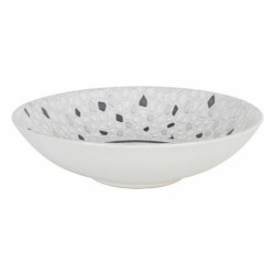 Plato Hondo La Mediterru00e1nea Barroc Porcelana (12 Unidades) (u00f8 21 x 5,3 cm)