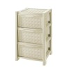 Cajonera Tontarelli Arianna 3 cajones Blanco 38 x 38 x 60 cm