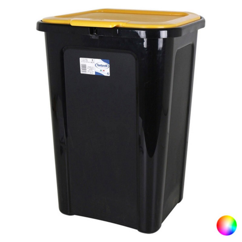 Cubo para la Basura Tontarelli 44 L Negro