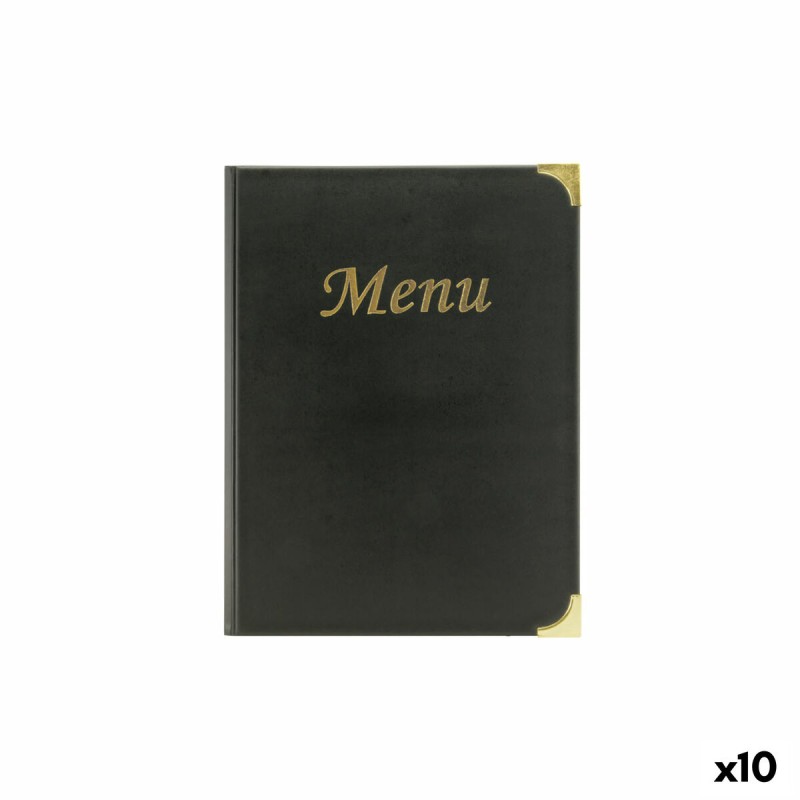 Porta menu00fas Securit Basic 31,5 x 24 cm Negro